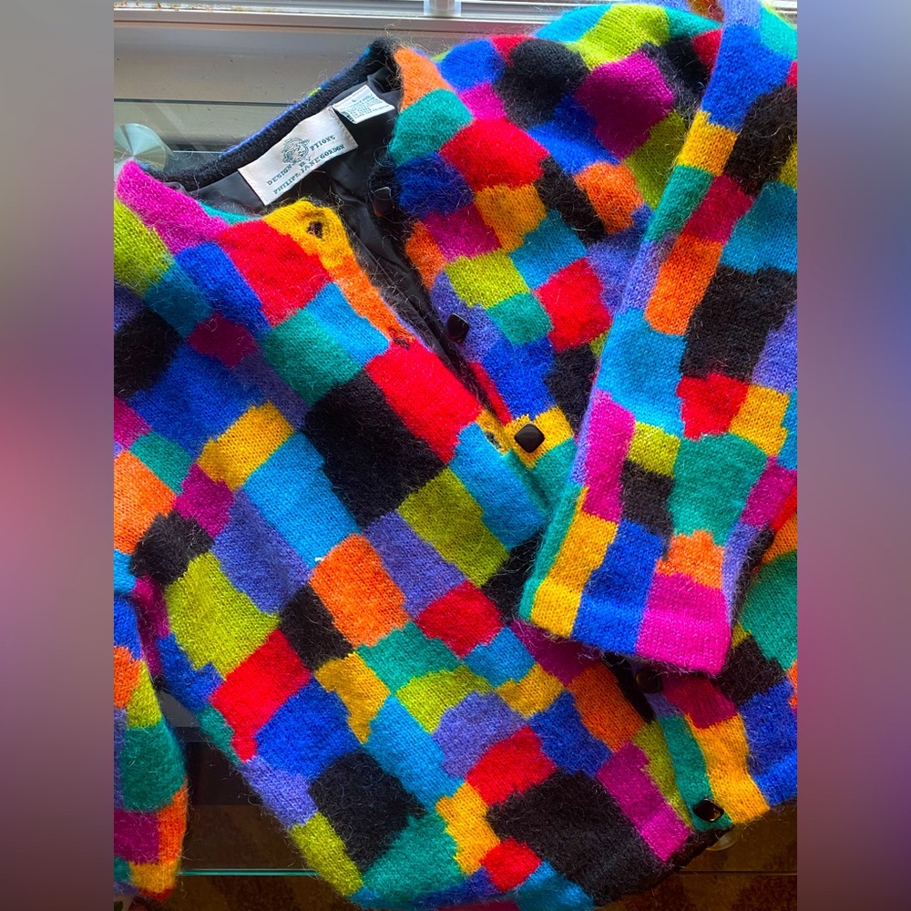 Design Options by Phillip & Jane Gordon Sweater | Vintage | Rainbow